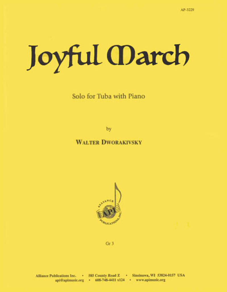 Joyful March - Tuba-pno